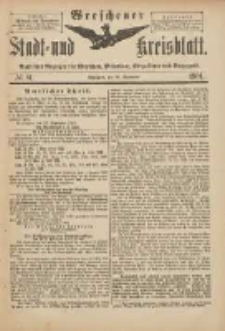 Wreschener Stadt und Kreisblatt: amtlicher Anzeiger für Wreschen, Miloslaw, Strzalkowo und Umgegend 1901.09.28 Nr81