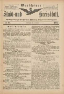 Wreschener Stadt und Kreisblatt: amtlicher Anzeiger für Wreschen, Miloslaw, Strzalkowo und Umgegend 1901.10.05 Nr83