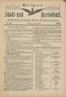 Wreschener Stadt und Kreisblatt: amtlicher Anzeiger für Wreschen, Miloslaw, Strzalkowo und Umgegend 1901.10.16 Nr86