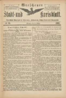Wreschener Stadt und Kreisblatt: amtlicher Anzeiger für Wreschen, Miloslaw, Strzalkowo und Umgegend 1901.10.26 Nr89