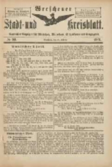 Wreschener Stadt und Kreisblatt: amtlicher Anzeiger für Wreschen, Miloslaw, Strzalkowo und Umgegend 1901.10.30 Nr90