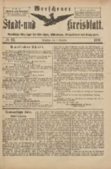 Wreschener Stadt und Kreisblatt: amtlicher Anzeiger f&uuml;r Wreschen, Miloslaw, Strzalkowo und Umgegend 1901.11.09 Nr93