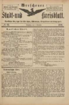 Wreschener Stadt und Kreisblatt: amtlicher Anzeiger für Wreschen, Miloslaw, Strzalkowo und Umgegend 1901.11.09 Nr93