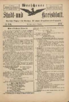 Wreschener Stadt und Kreisblatt: amtlicher Anzeiger f&uuml;r Wreschen, Miloslaw, Strzalkowo und Umgegend 1901.12.21 Nr105