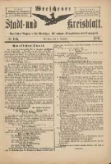 Wreschener Stadt und Kreisblatt: amtlicher Anzeiger für Wreschen, Miloslaw, Strzalkowo und Umgegend 1901.12.21 Nr105