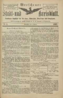 Wreschener Stadt und Kreisblatt: amtlicher Anzeiger für Wreschen, Miloslaw, Strzalkowo und Umgegend 1903.01.03 Nr2