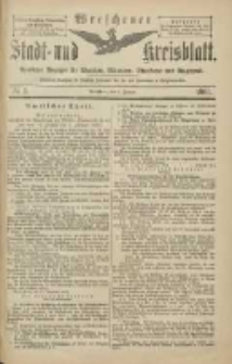 Wreschener Stadt und Kreisblatt: amtlicher Anzeiger für Wreschen, Miloslaw, Strzalkowo und Umgegend 1903.01.06 Nr3