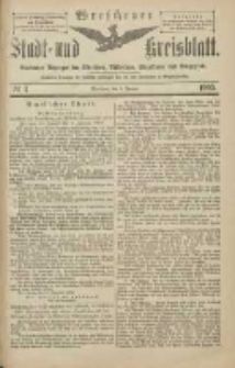 Wreschener Stadt und Kreisblatt: amtlicher Anzeiger f&uuml;r Wreschen, Miloslaw, Strzalkowo und Umgegend 1903.01.08 Nr4