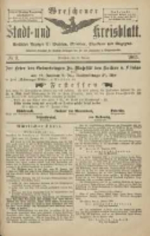Wreschener Stadt und Kreisblatt: amtlicher Anzeiger f&uuml;r Wreschen, Miloslaw, Strzalkowo und Umgegend 1903.01.20 Nr9
