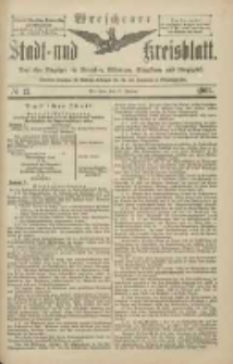 Wreschener Stadt und Kreisblatt: amtlicher Anzeiger f&uuml;r Wreschen, Miloslaw, Strzalkowo und Umgegend 1903.01.27 Nr12