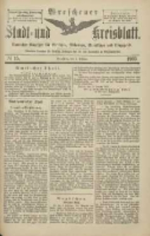 Wreschener Stadt und Kreisblatt: amtlicher Anzeiger für Wreschen, Miloslaw, Strzalkowo und Umgegend 1903.02.03 Nr15
