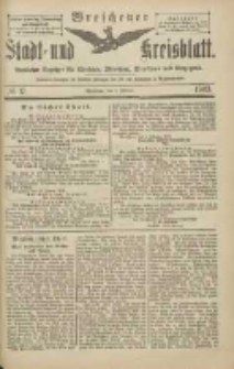Wreschener Stadt und Kreisblatt: amtlicher Anzeiger für Wreschen, Miloslaw, Strzalkowo und Umgegend 1903.02.07 Nr17