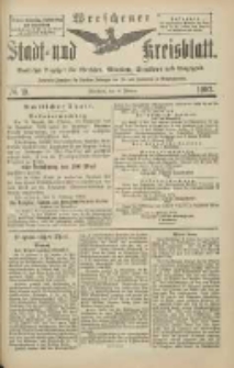Wreschener Stadt und Kreisblatt: amtlicher Anzeiger f&uuml;r Wreschen, Miloslaw, Strzalkowo und Umgegend 1903.02.10 Nr19