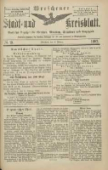 Wreschener Stadt und Kreisblatt: amtlicher Anzeiger für Wreschen, Miloslaw, Strzalkowo und Umgegend 1903.02.10 Nr19