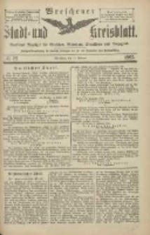 Wreschener Stadt und Kreisblatt: amtlicher Anzeiger f&uuml;r Wreschen, Miloslaw, Strzalkowo und Umgegend 1903.02.17 Nr22