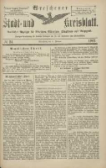 Wreschener Stadt und Kreisblatt: amtlicher Anzeiger f&uuml;r Wreschen, Miloslaw, Strzalkowo und Umgegend 1903.02.21 Nr24