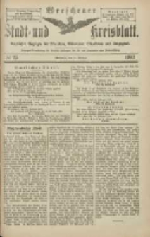 Wreschener Stadt und Kreisblatt: amtlicher Anzeiger f&uuml;r Wreschen, Miloslaw, Strzalkowo und Umgegend 1903.02.24 Nr25