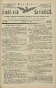 Wreschener Stadt und Kreisblatt: amtlicher Anzeiger f&uuml;r Wreschen, Miloslaw, Strzalkowo und Umgegend 1903.03.03 Nr28