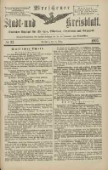 Wreschener Stadt und Kreisblatt: amtlicher Anzeiger für Wreschen, Miloslaw, Strzalkowo und Umgegend 1903.03.14 Nr33