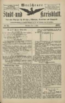 Wreschener Stadt und Kreisblatt: amtlicher Anzeiger für Wreschen, Miloslaw, Strzalkowo und Umgegend 1903.03.17 Nr34