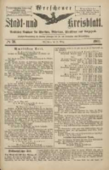 Wreschener Stadt und Kreisblatt: amtlicher Anzeiger f&uuml;r Wreschen, Miloslaw, Strzalkowo und Umgegend 1903.03.26 Nr38