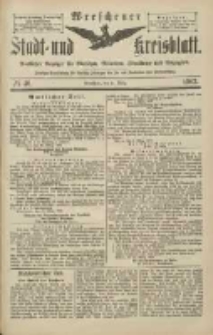 Wreschener Stadt und Kreisblatt: amtlicher Anzeiger f&uuml;r Wreschen, Miloslaw, Strzalkowo und Umgegend 1903.03.31 Nr40