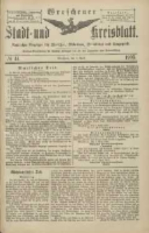 Wreschener Stadt und Kreisblatt: amtlicher Anzeiger f&uuml;r Wreschen, Miloslaw, Strzalkowo und Umgegend 1903.04.09 Nr44