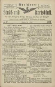Wreschener Stadt und Kreisblatt: amtlicher Anzeiger f&uuml;r Wreschen, Miloslaw, Strzalkowo und Umgegend 1903.04.16 Nr46