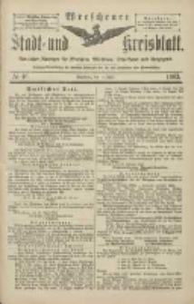 Wreschener Stadt und Kreisblatt: amtlicher Anzeiger für Wreschen, Miloslaw, Strzalkowo und Umgegend 1903.04.16 Nr46