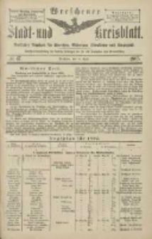Wreschener Stadt und Kreisblatt: amtlicher Anzeiger f&uuml;r Wreschen, Miloslaw, Strzalkowo und Umgegend 1903.04.18 Nr47