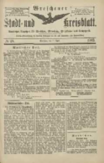 Wreschener Stadt und Kreisblatt: amtlicher Anzeiger f&uuml;r Wreschen, Miloslaw, Strzalkowo und Umgegend 1903.04.21 Nr48