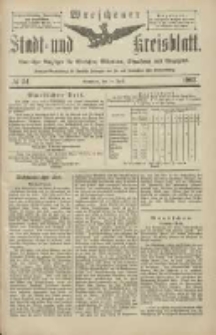 Wreschener Stadt und Kreisblatt: amtlicher Anzeiger für Wreschen, Miloslaw, Strzalkowo und Umgegend 1903.04.28 Nr51