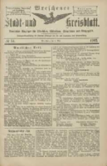 Wreschener Stadt und Kreisblatt: amtlicher Anzeiger für Wreschen, Miloslaw, Strzalkowo und Umgegend 1903.05.05 Nr54