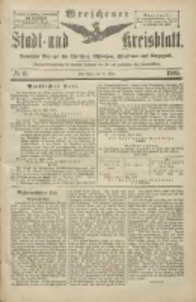 Wreschener Stadt und Kreisblatt: amtlicher Anzeiger für Wreschen, Miloslaw, Strzalkowo und Umgegend 1903.05.21 Nr61