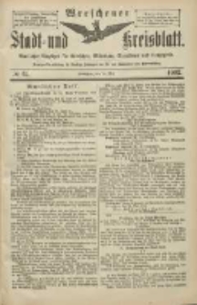 Wreschener Stadt und Kreisblatt: amtlicher Anzeiger f&uuml;r Wreschen, Miloslaw, Strzalkowo und Umgegend 1903.05.28 Nr64