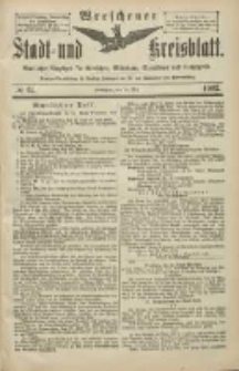 Wreschener Stadt und Kreisblatt: amtlicher Anzeiger für Wreschen, Miloslaw, Strzalkowo und Umgegend 1903.05.28 Nr64