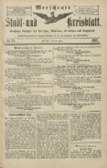 Wreschener Stadt und Kreisblatt: amtlicher Anzeiger für Wreschen, Miloslaw, Strzalkowo und Umgegend 1903.06.18 Nr72