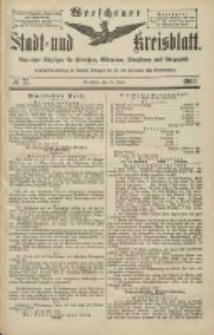 Wreschener Stadt und Kreisblatt: amtlicher Anzeiger für Wreschen, Miloslaw, Strzalkowo und Umgegend 1903.06.25 Nr75