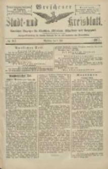 Wreschener Stadt und Kreisblatt: amtlicher Anzeiger f&uuml;r Wreschen, Miloslaw, Strzalkowo und Umgegend 1903.07.07 Nr80