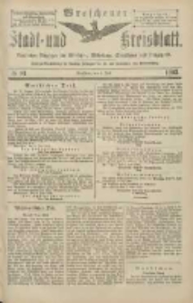 Wreschener Stadt und Kreisblatt: amtlicher Anzeiger für Wreschen, Miloslaw, Strzalkowo und Umgegend 1903.07.09 Nr81