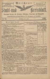 Wreschener Stadt und Kreisblatt: amtlicher Anzeiger für Wreschen, Miloslaw, Strzalkowo und Umgegend 1903.07.16 Nr84