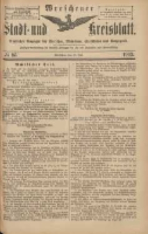 Wreschener Stadt und Kreisblatt: amtlicher Anzeiger f&uuml;r Wreschen, Miloslaw, Strzalkowo und Umgegend 1903.07.18 Nr85