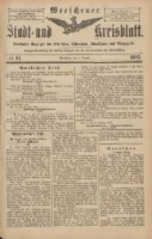 Wreschener Stadt und Kreisblatt: amtlicher Anzeiger für Wreschen, Miloslaw, Strzalkowo und Umgegend 1903.08.04 Nr94