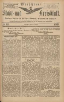 Wreschener Stadt und Kreisblatt: amtlicher Anzeiger f&uuml;r Wreschen, Miloslaw, Strzalkowo und Umgegend 1903.08.20 Nr101