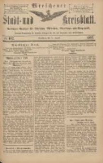 Wreschener Stadt und Kreisblatt: amtlicher Anzeiger für Wreschen, Miloslaw, Strzalkowo und Umgegend 1903.08.22 Nr102
