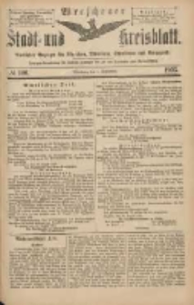 Wreschener Stadt und Kreisblatt: amtlicher Anzeiger für Wreschen, Miloslaw, Strzalkowo und Umgegend 1903.09.01 Nr106