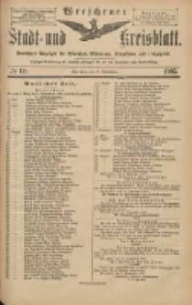 Wreschener Stadt und Kreisblatt: amtlicher Anzeiger f&uuml;r Wreschen, Miloslaw, Strzalkowo und Umgegend 1903.09.12 Nr111