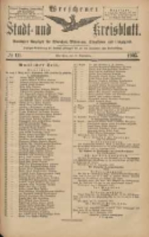Wreschener Stadt und Kreisblatt: amtlicher Anzeiger für Wreschen, Miloslaw, Strzalkowo und Umgegend 1903.09.12 Nr111