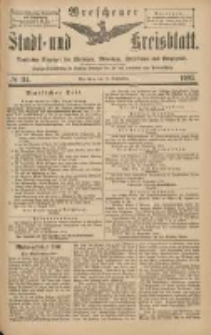 Wreschener Stadt und Kreisblatt: amtlicher Anzeiger für Wreschen, Miloslaw, Strzalkowo und Umgegend 1903.09.19 Nr114