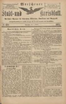 Wreschener Stadt und Kreisblatt: amtlicher Anzeiger f&uuml;r Wreschen, Miloslaw, Strzalkowo und Umgegend 1903.10.03 Nr120